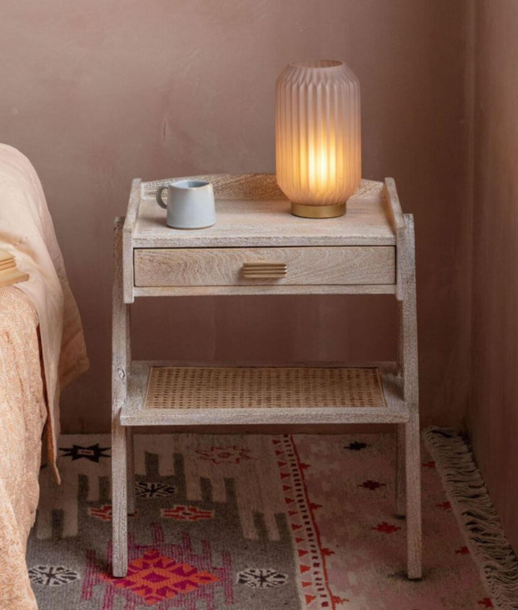 Loki Bedside Table Graham Green 325